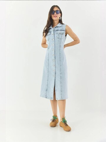 Bianco Lucci Kleid in Blau