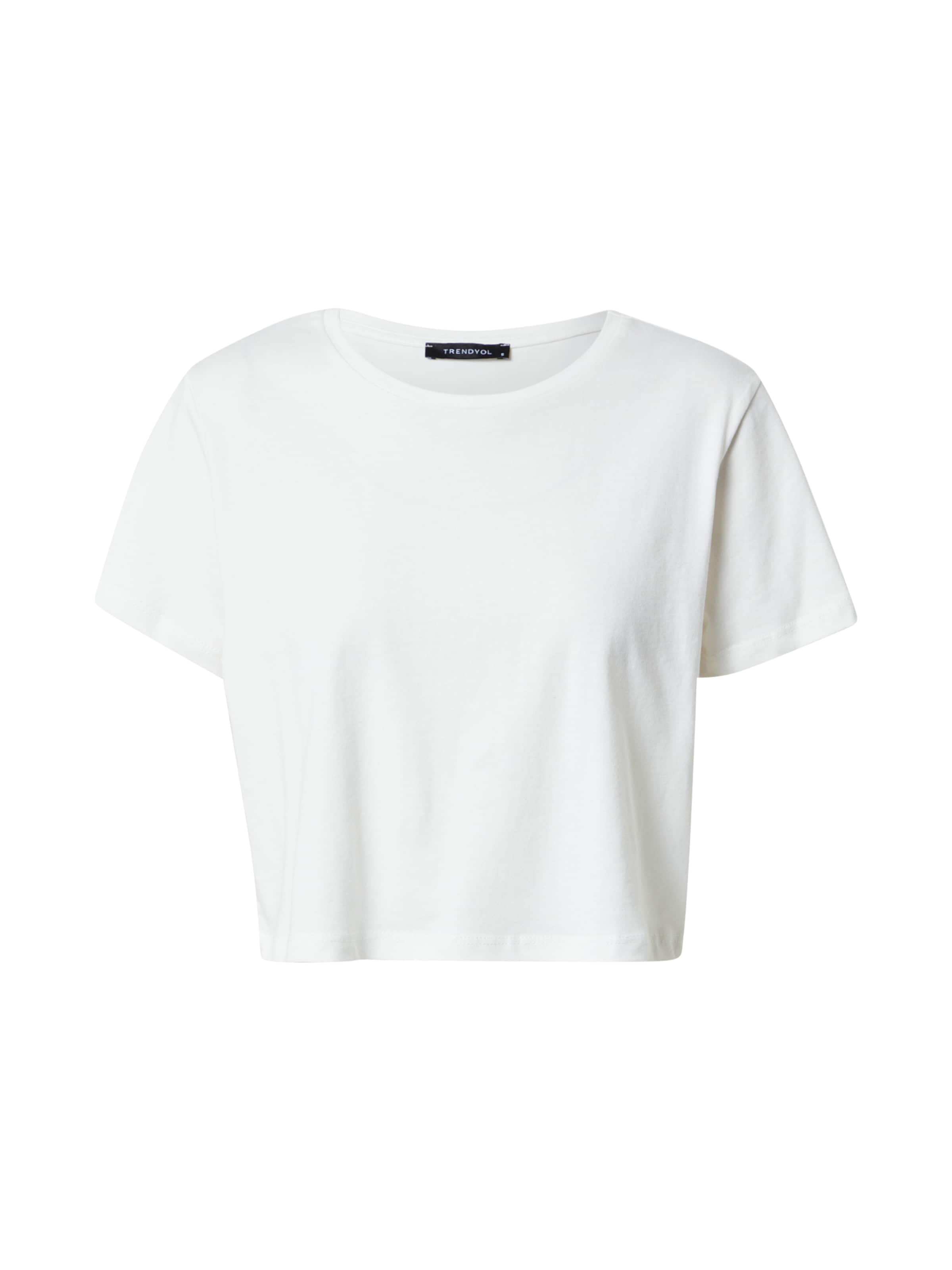 Frauen Shirts & Tops Trendyol T-Shirt in Ecru - GF43896