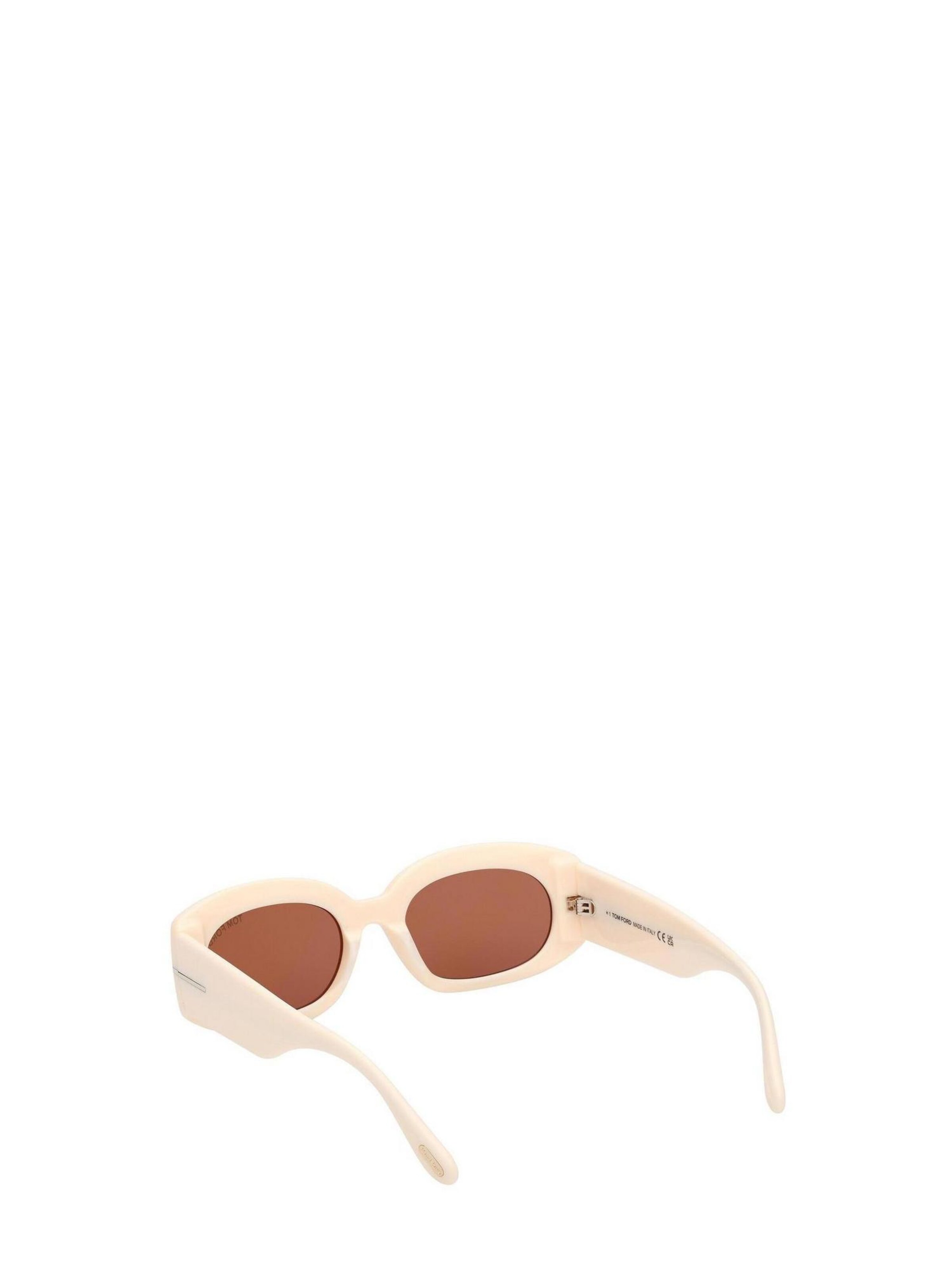 Tom Ford Sunglasses 'CIELLE FT1187 25E' in Beige