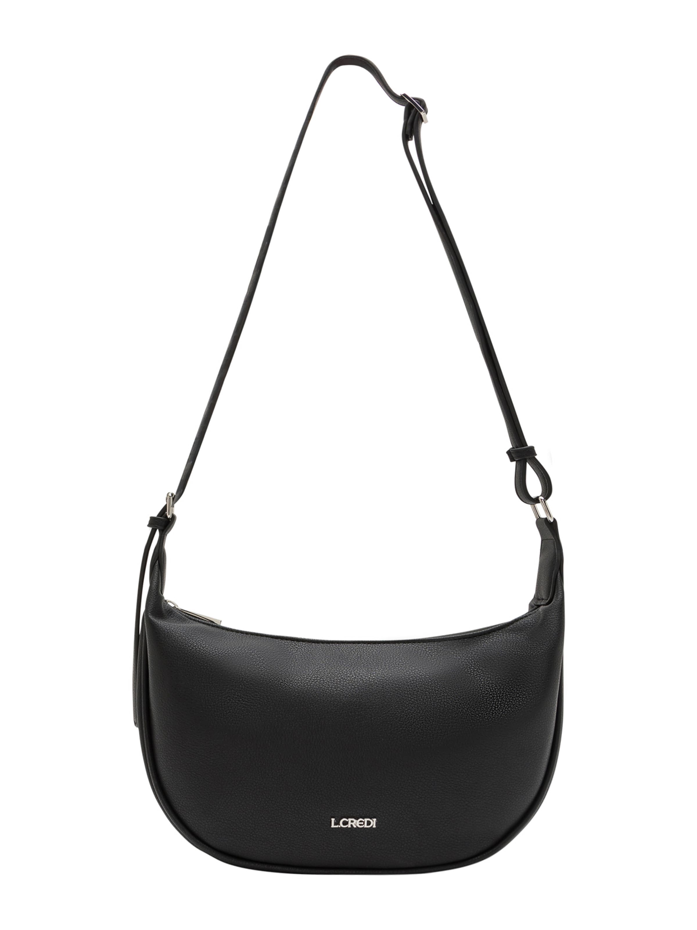 L.CREDI Schoudertas &#x27;Nelani&#x27; in Zwart: voorkant