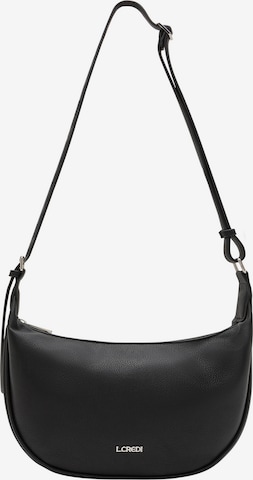 L.CREDI Schoudertas 'Nelani' in Zwart: voorkant