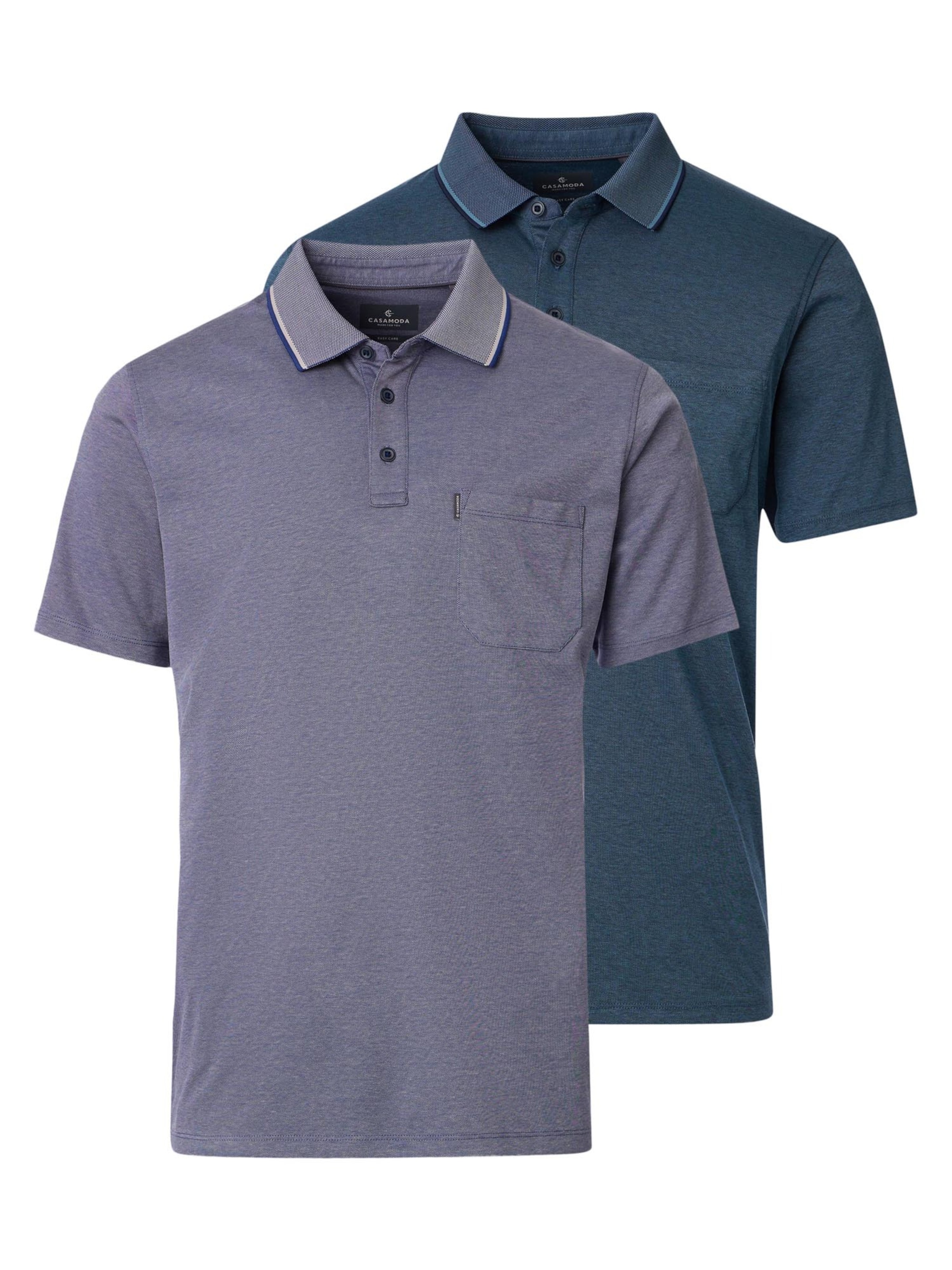 CASAMODA Shirt 'Basic'‌‌‌‌‌‌‌‌‌ in Blau: Vorderseite