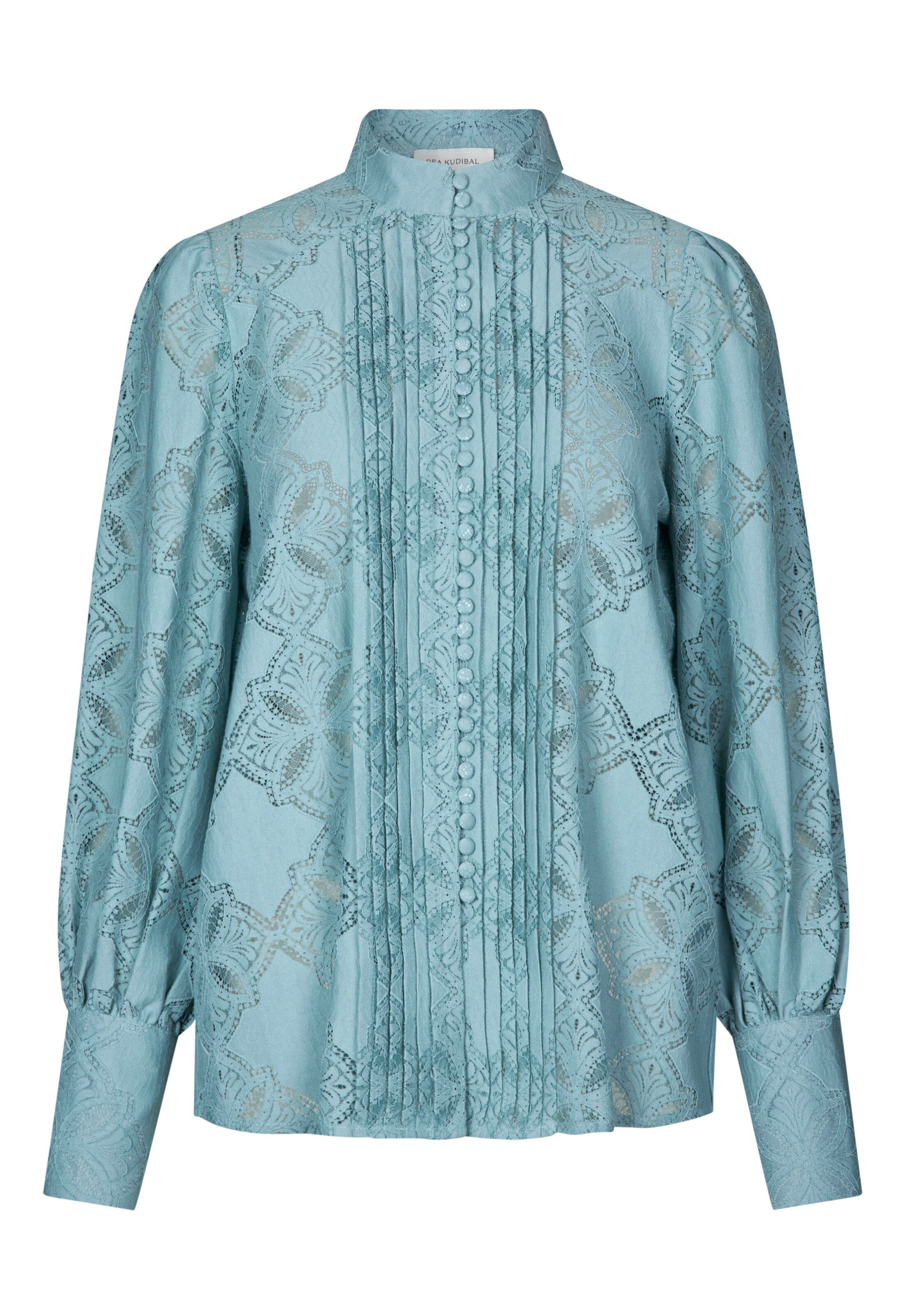 Bluză 'Alaima' Dea Kudibal pe verde pastel, Vizualizare produs