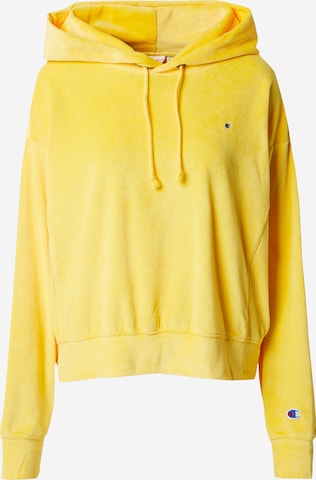 Champion Authentic Athletic Apparel Sweatshirt i gul: framsida