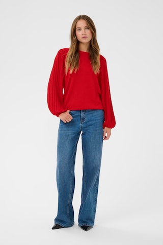 Pull-over Kaffe en rouge