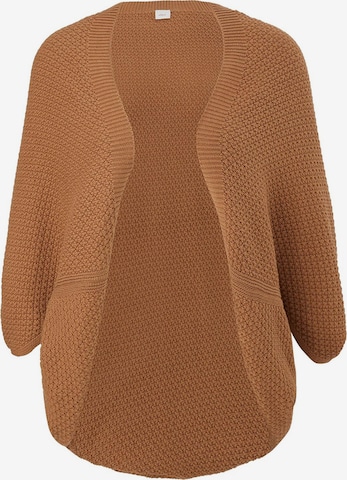 s.Oliver Knit Cardigan in Brown: front