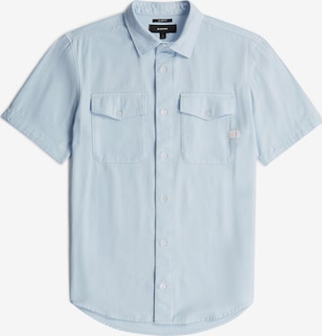 G-STAR Overhemd 'Marine Slim Shirt' in Blauw: voorkant