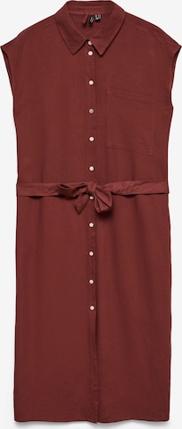 Vero Moda Maternity Shirt dress 'VMMMymilo' in Brown: front