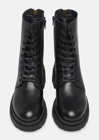 COMMA Schnürstiefelette in Schwarz