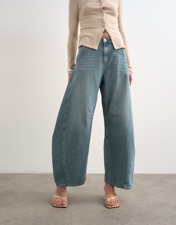 TOPSHOP Baggy Джинсы 'Emma' в Синий: спереди