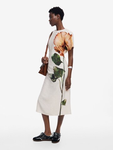 Rochie 'Flower' de la Desigual pe alb