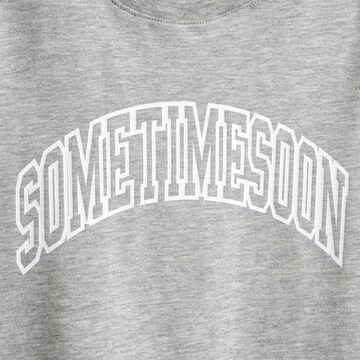 SOMETIME SOON Shirt in Grey: front