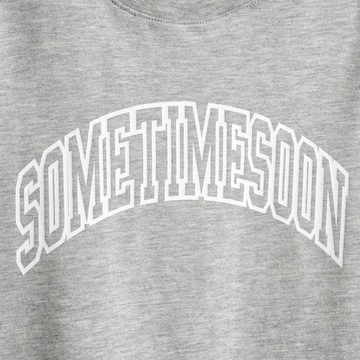 SOMETIME SOON - Camiseta en gris: frente