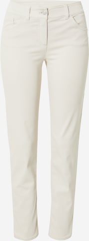 GERRY WEBER Slimfit Jeans i beige: forside