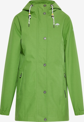 Schmuddelwedda - Chaqueta funcional en verde: frente