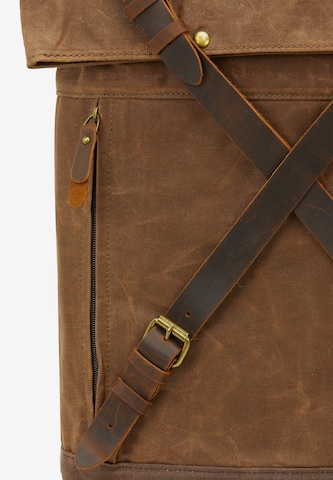 DreiMaster Vintage Backpack in Brown ABOUT YOU