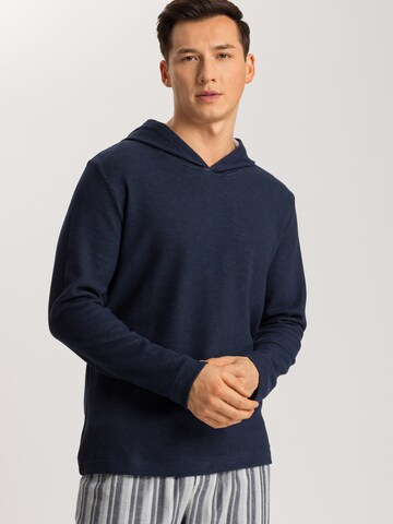 Veste de survêtement ' Cozy Living ' Hanro en bleu : devant