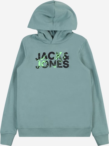 Jack & Jones Junior Majica 'COMMERCIAL' | modra barva: sprednja stran