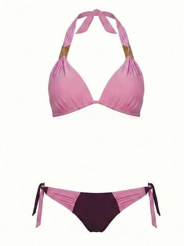 Marko Push-up Bikini 'Polly M-800 (1)'‌‌‌‌‌‌‌‌‌‌ in Pink: Vorderseite