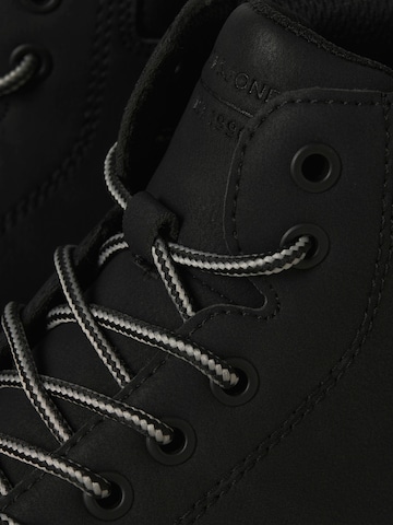 JACK & JONES Μπότες με κορδόνια 'JFWEDMUND' σε γκρι