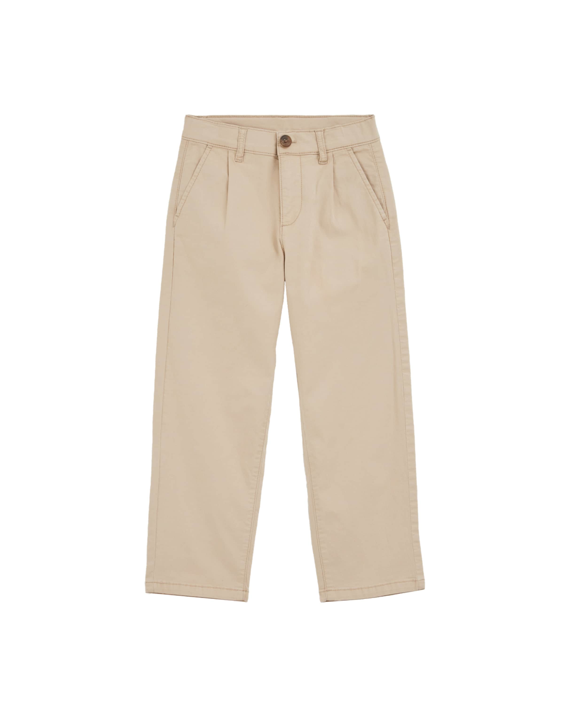 WE Fashion Loosefit Byxa i beige: framsida