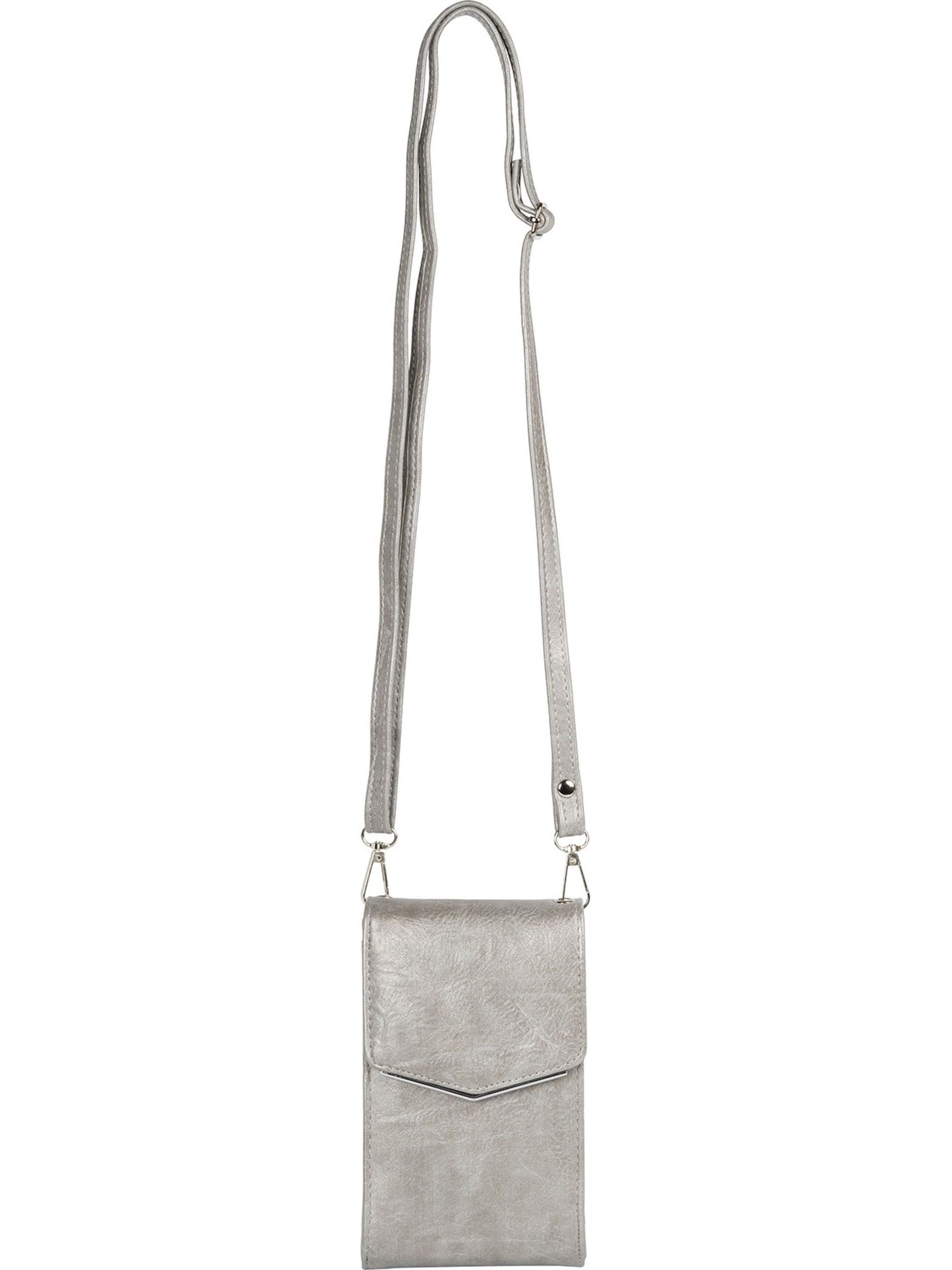 styleBREAKER Umhängetasche 'Mini Handy Umhängetasche'‌‌‌‌‌‌‌‌‌‌ in Silber