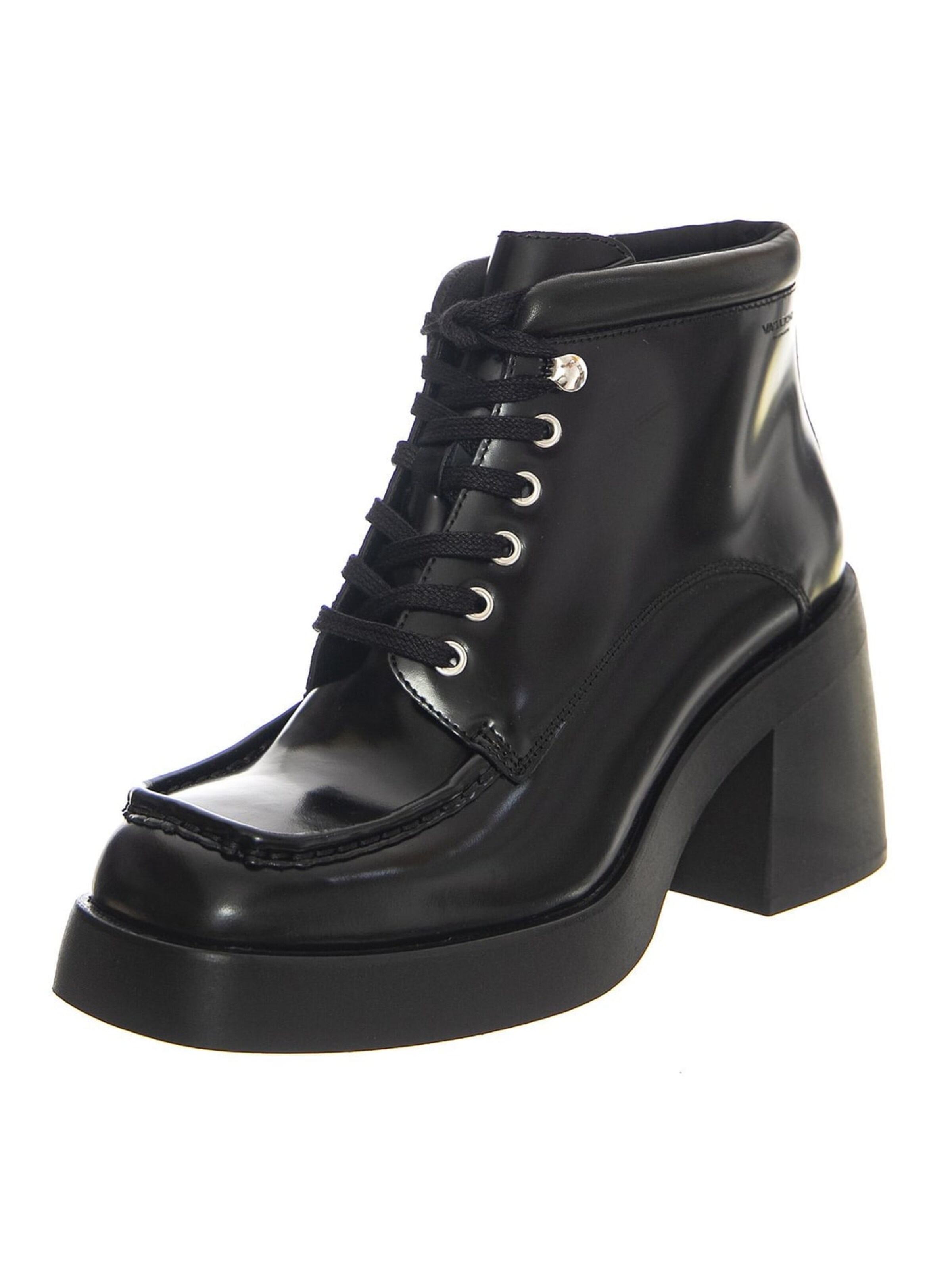 Stivaletto stringato 'Brooke Black' di Vagabond in nero: frontale