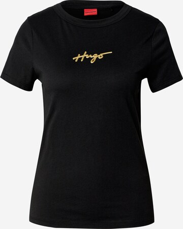 T-shirt 'Classic 4' HUGO en noir : devant