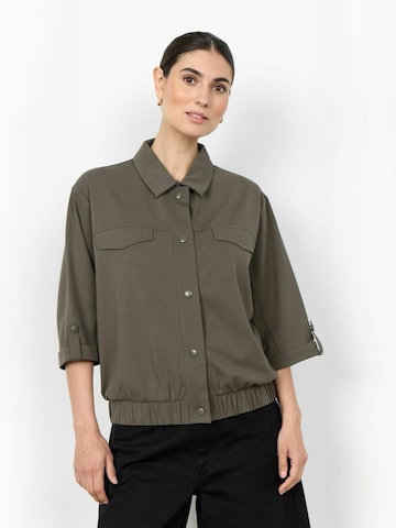 Soyaconcept - Camisa ' SC-SIHAM ' em verde: frente