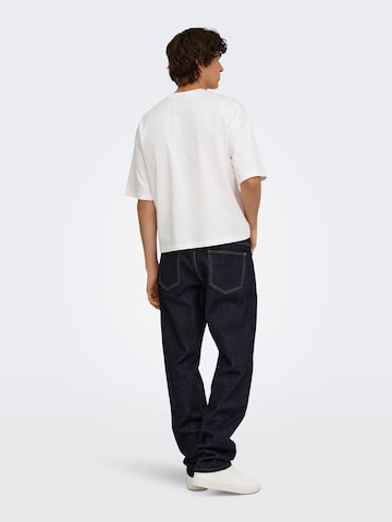 Only & Sons Loosefit Jeans 'ONSEdge' in Blauw