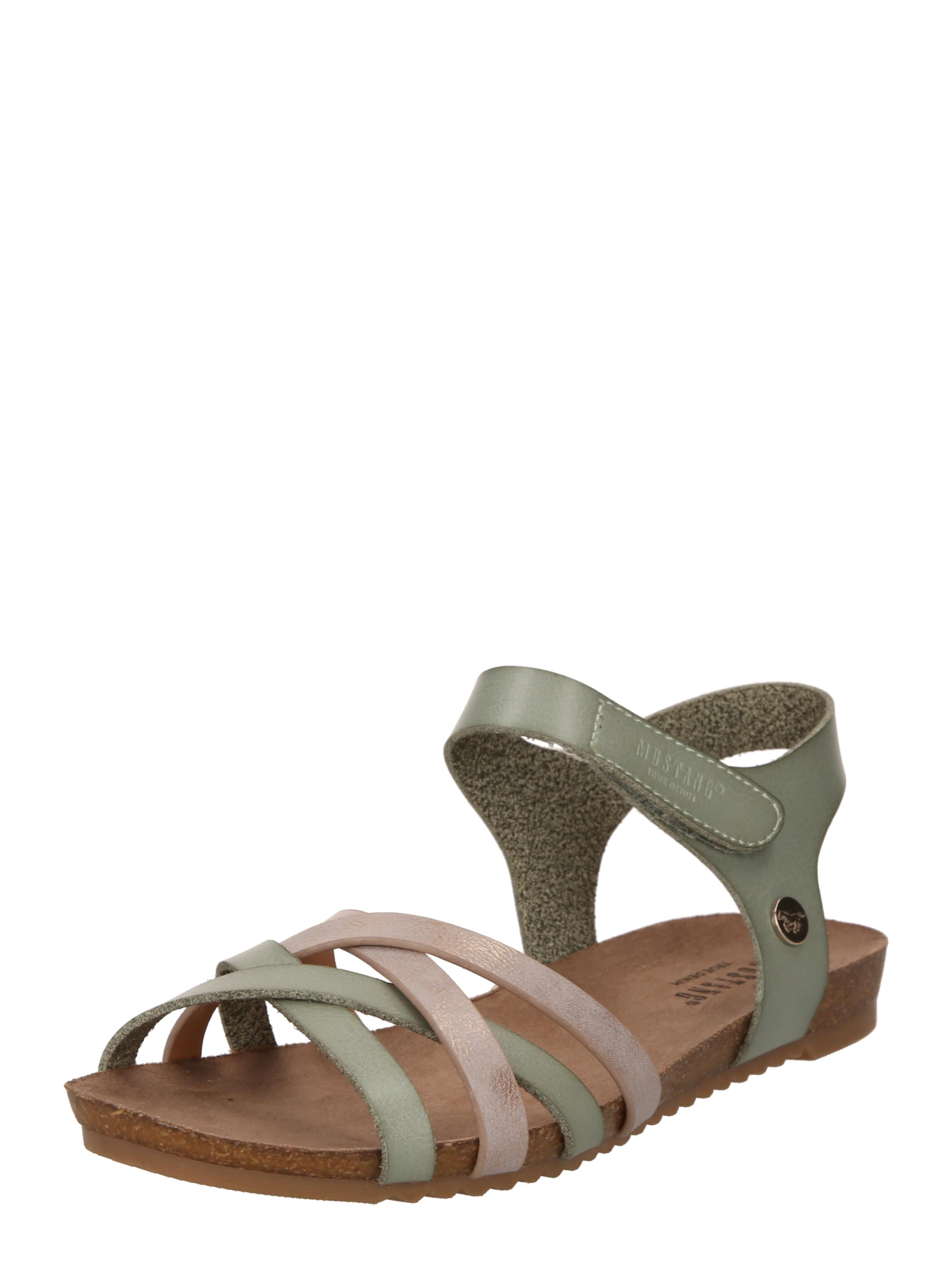 MUSTANG Sandaal, värv roheline: eest vaates
