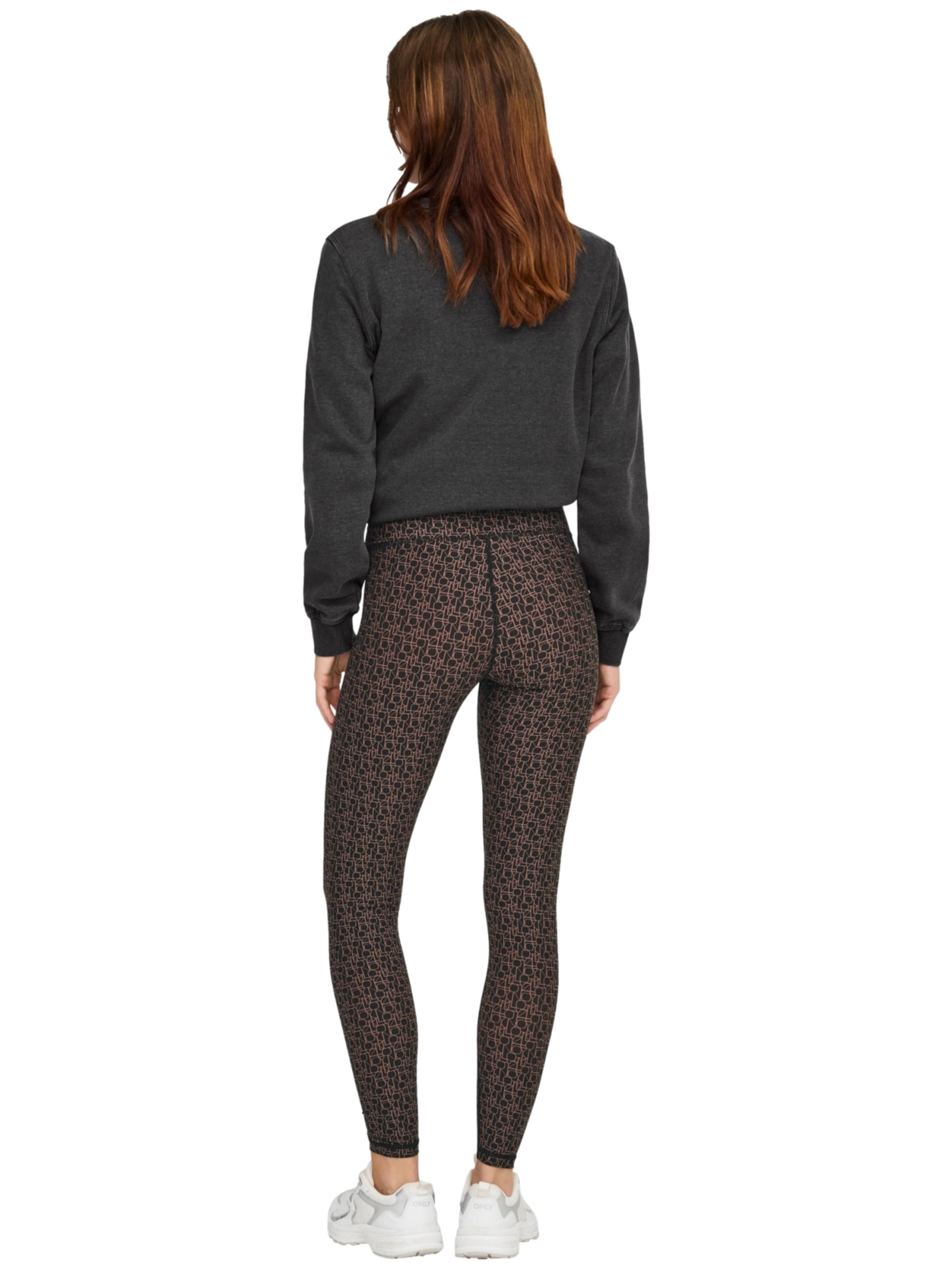 ONLY PLAY Slimfit Leggings 'Font' in Zwart