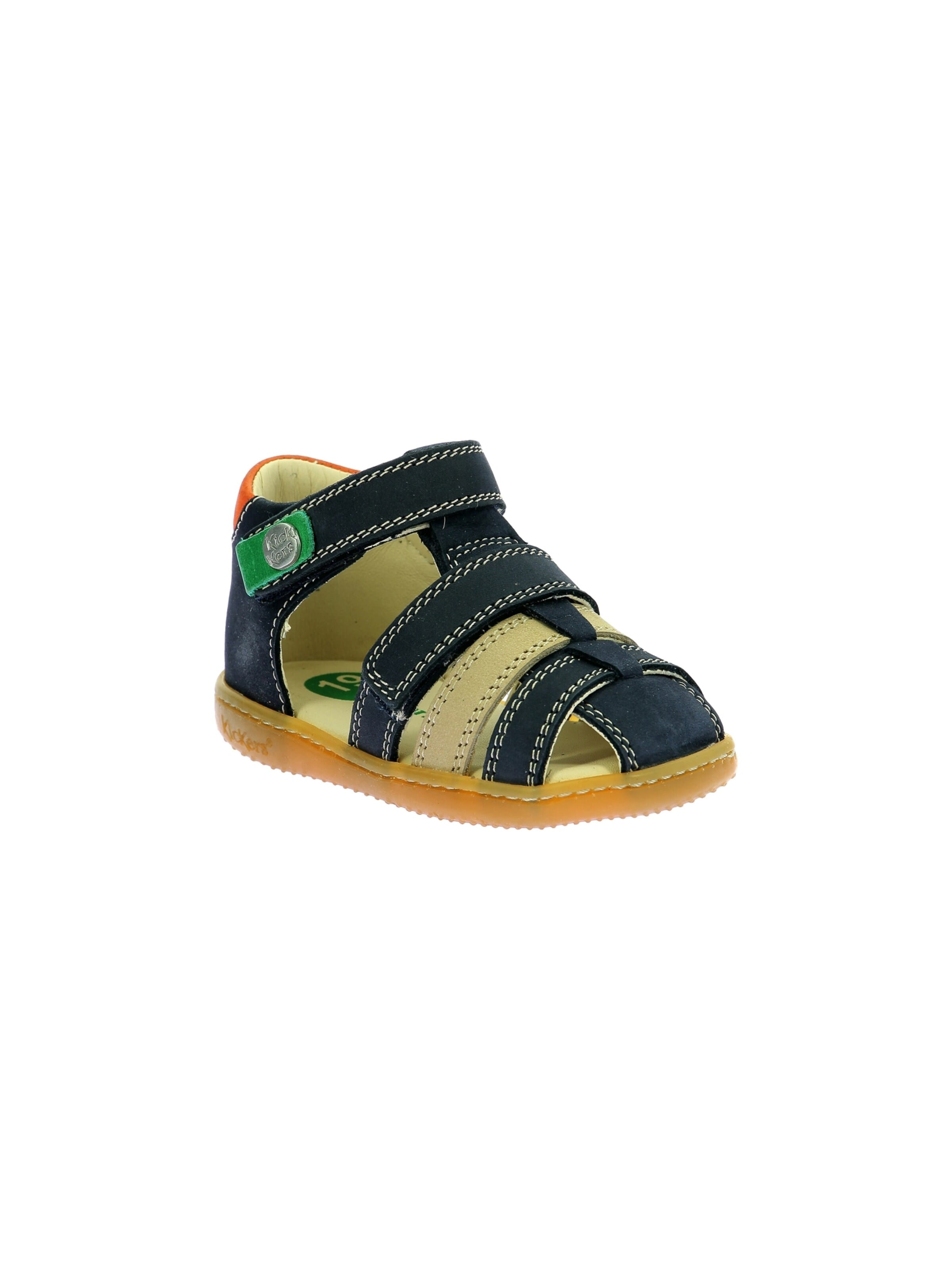 Kickers Open schoenen 'Kick Pod Ledersandalen für Kinder' in Blauw
