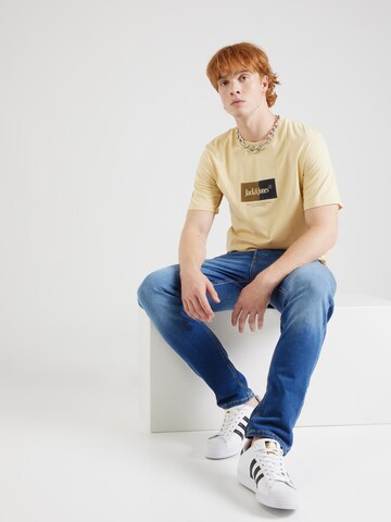 JACK & JONES Normalny krój Jeansy 'Mike' w kolorze niebieski