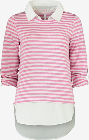 Tricou 'Linda' Hailys pe roz / alb, Vizualizare produs