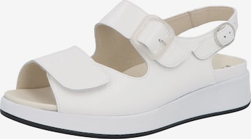 SOLIDUS Sandalette 'Hannah' in Weiß: Vorderseite