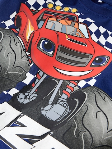 Tricou 'NMMAMAN BLAZE' de la NAME IT pe albastru