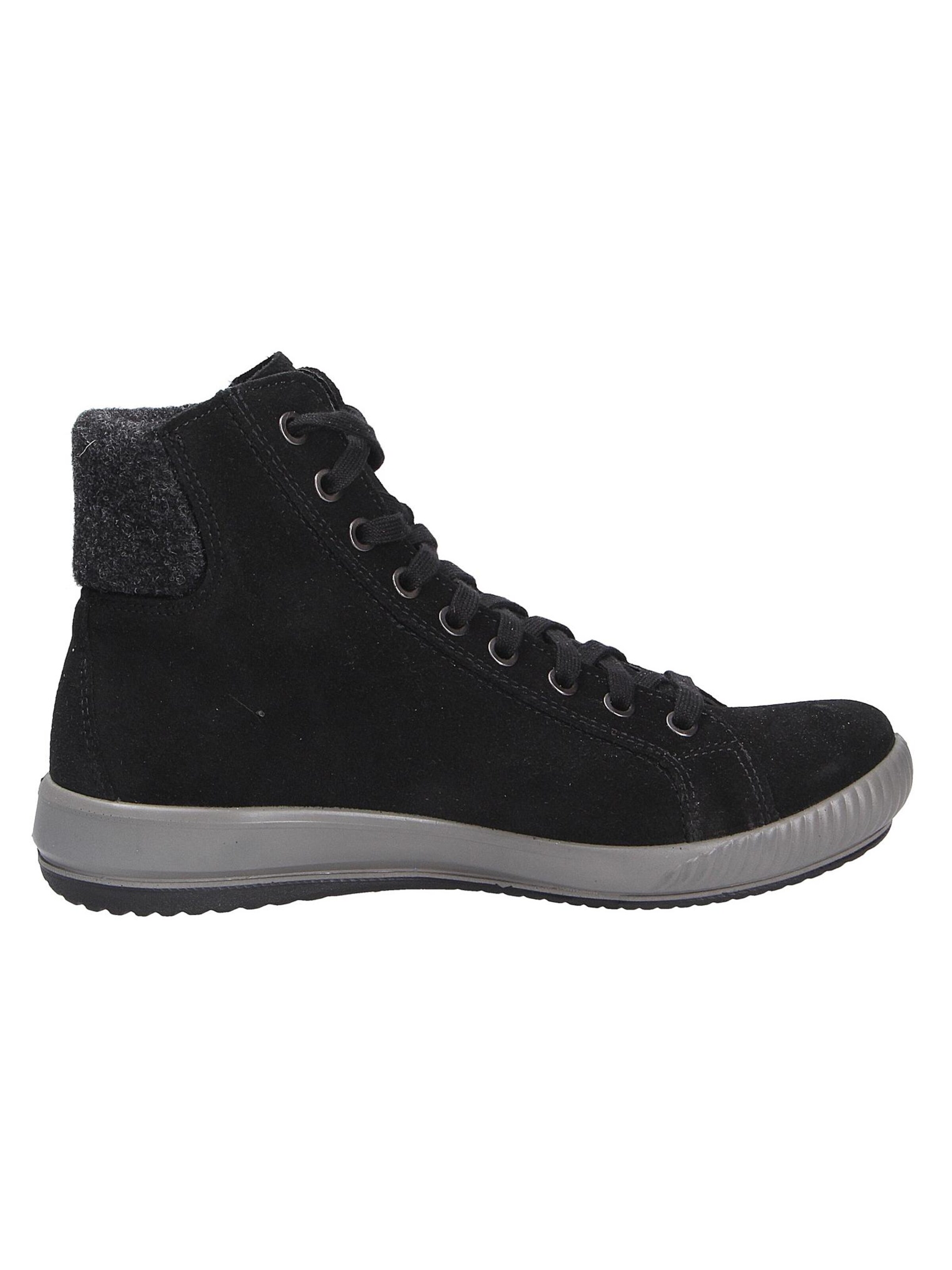 Legero Lace-Up Boots in Black