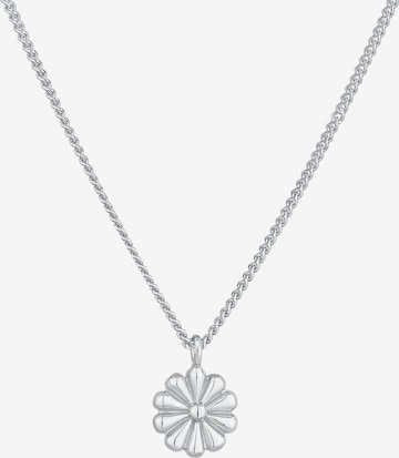 ELLI Necklace 'Flower' in Silver: front