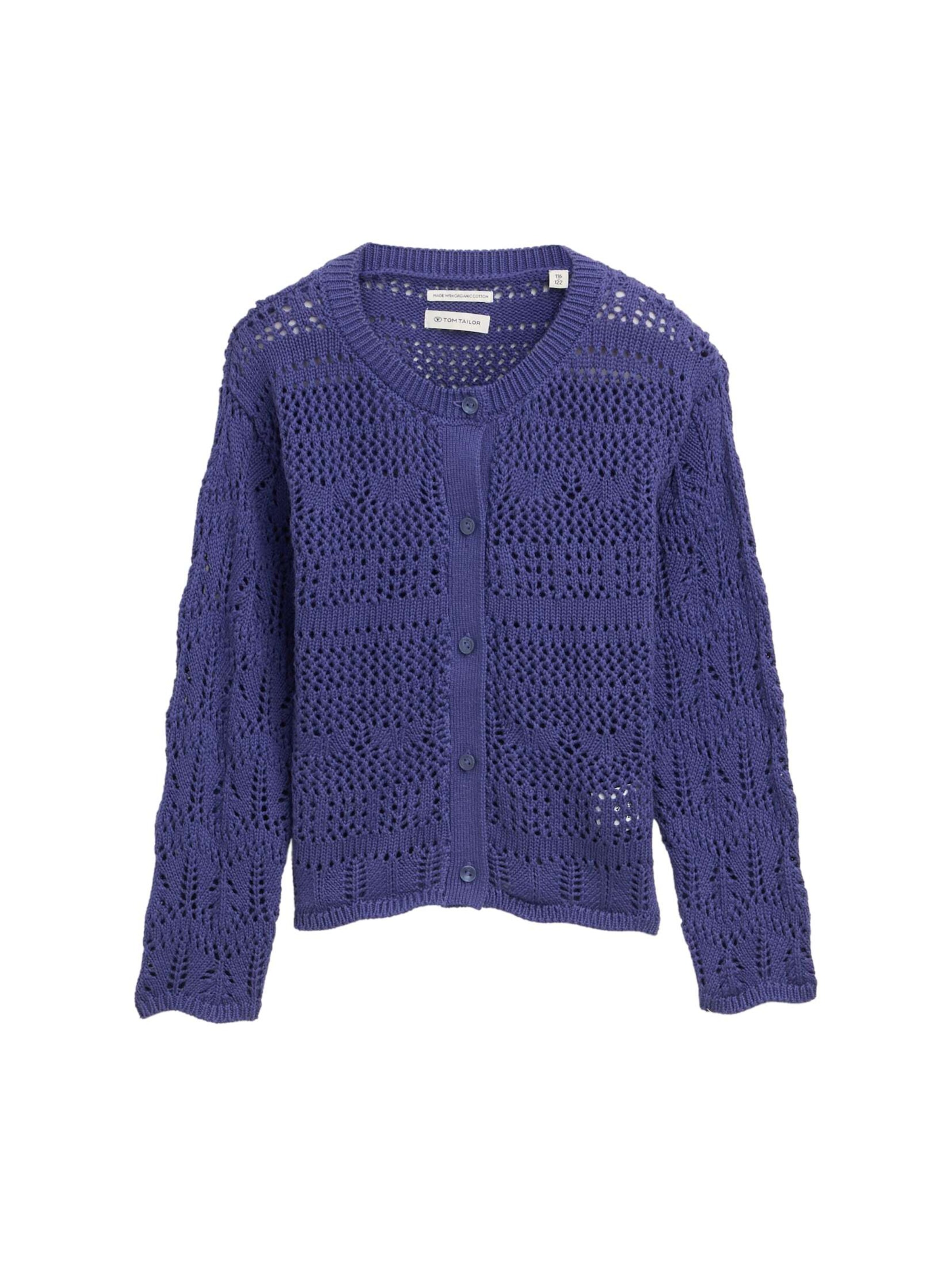 TOM TAILOR Strickjacke in Blau: Vorderseite