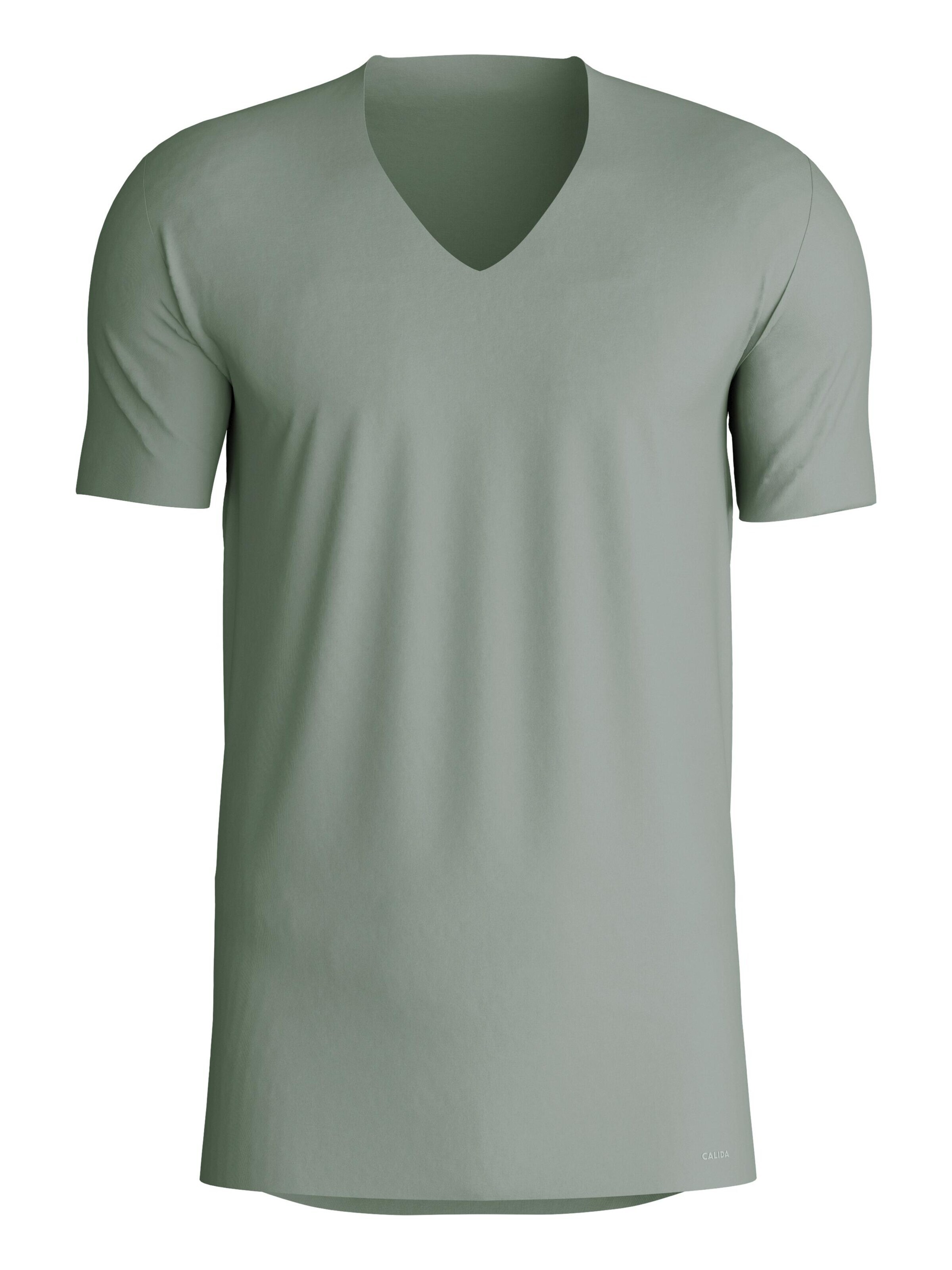 CALIDA Undershirt 'Clean Line' in Grey: front