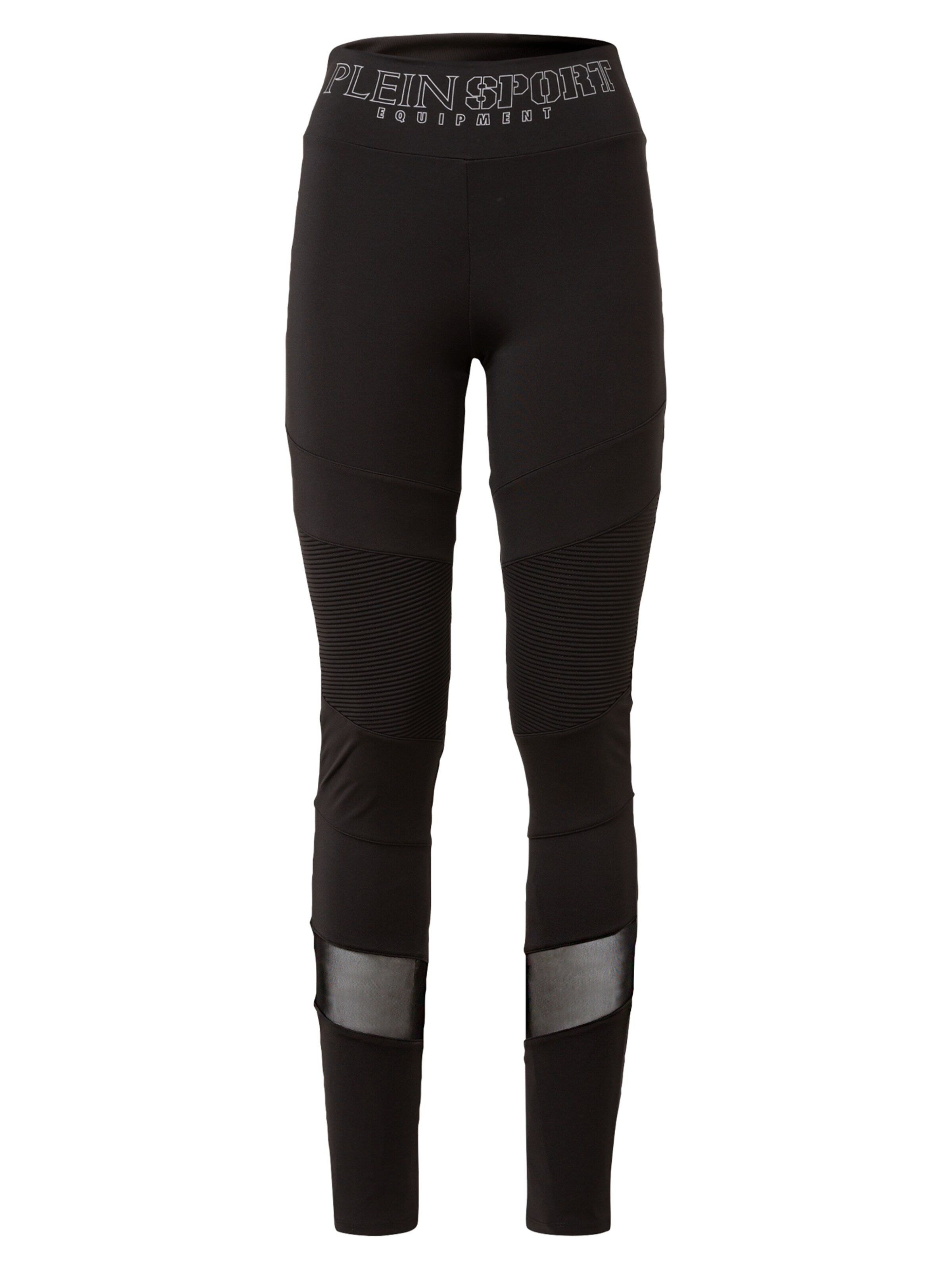 Leggings 'Statement' Plein Sport en noir : devant