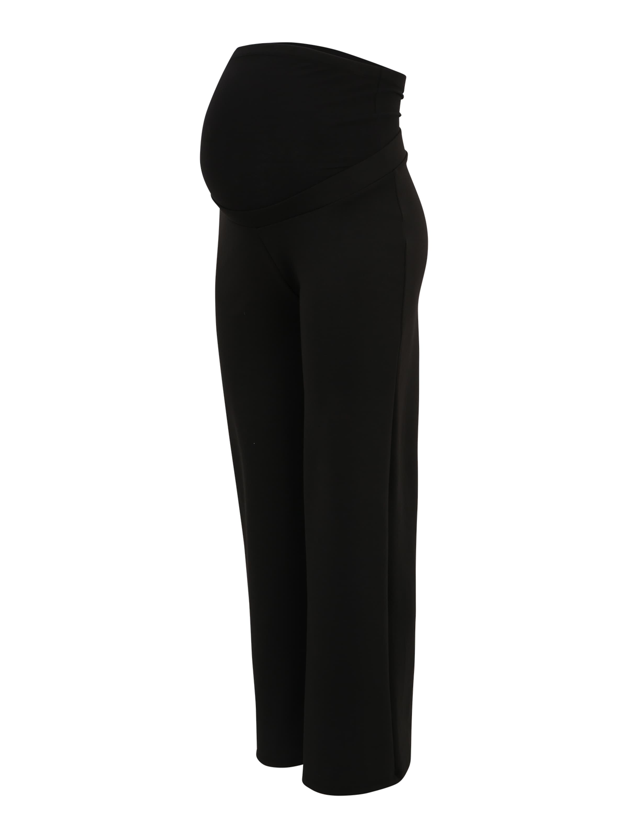 Only Maternity Wide leg Pants 'OLMFever' in Black: front