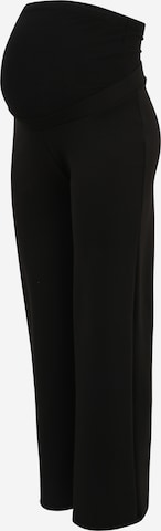 Only Maternity Wide leg Pants 'FEVER' in Black: front