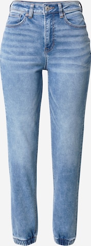 Tapered Jeans de la American Eagle pe albastru: față