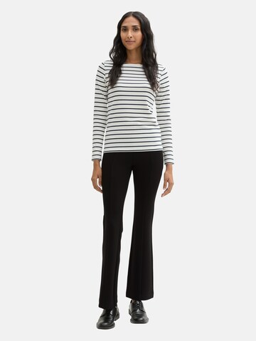 TOM TAILOR Flared Leggings in Schwarz