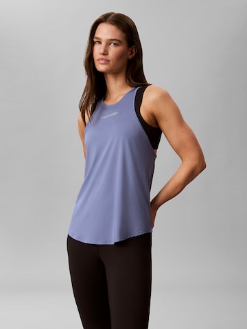 Calvin Klein Sporttop in Lila: Vorderseite