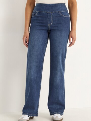Cellbes of Sweden Wide leg Jeans in Blue: front