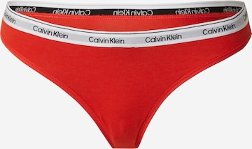 Calvin Klein Underwear - Tanga en rojo: frente