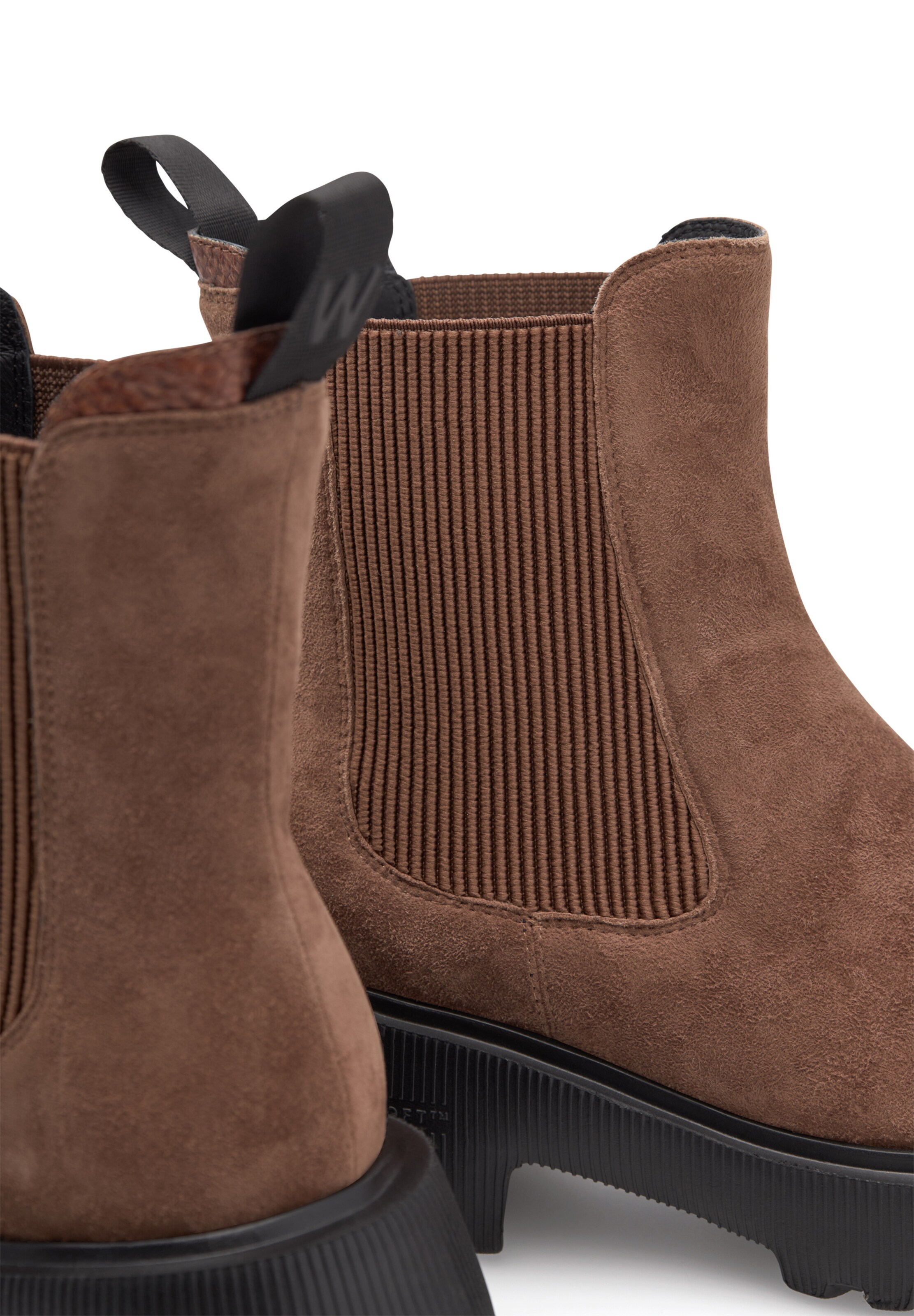WODEN Chelsea Boots 'Aya' i brun